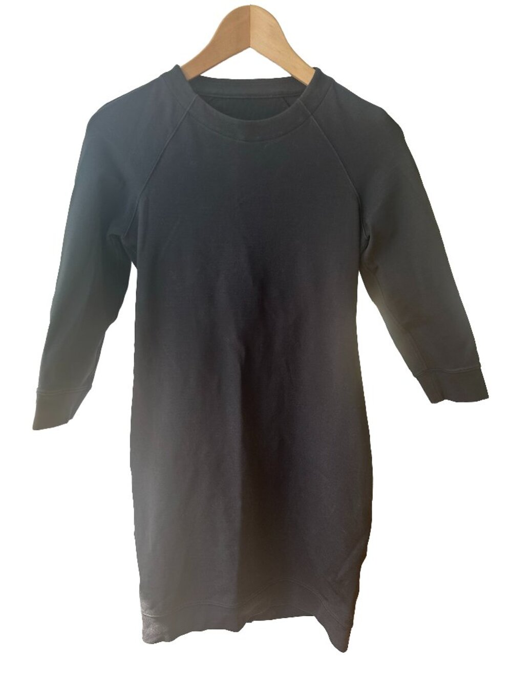 Lululemon Black Cotton Dress – Size XS – Open Back Detail